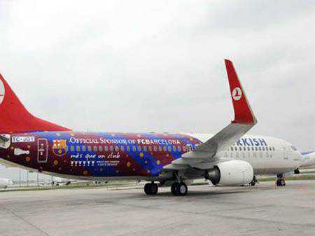 Türk Hava Yolları’nın (THY) FC Barcelona ile sponsorluk anlaşmasının Haziran 2013’te sona ereceği bildirildi. - 66969