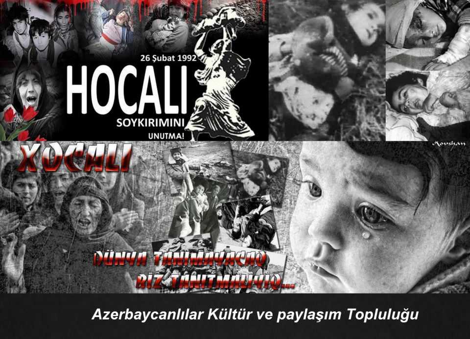 Ermeni güçlerinin 25-26 Şubat 1992'de Yukarı Karabağ'ın Hocalı kentinde sivil halka yönelik yaptıkları katliamda hayatını kaybedenler, Azerbaycan'da anılıyor. - Ermenilerin 26 subat 1992 yilinda hocalida yaptiklari soykirim