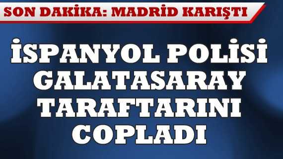 Galatasaray taraftarına polis saldırısı