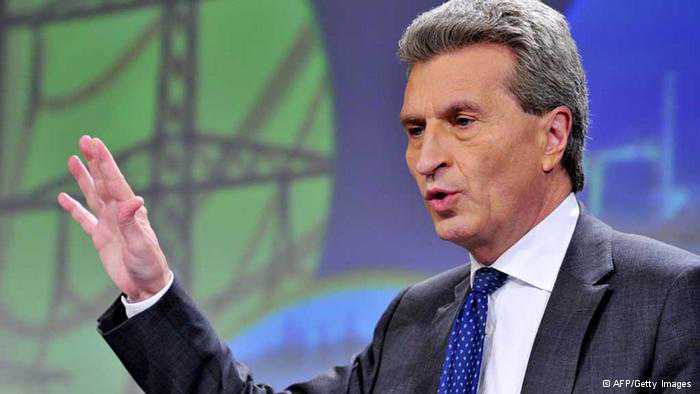 AB Komisyonu’nun enerjiden sorumlu üyesi Günther Oettinger, Türkiye’nin AB üyeliğine ilişkin çarpıcı açıklamalarda bulundu. Oettinger, AB ve Almanya’nın Türkiye’ye yönelik tereddütlü tutumunu eleştirdi. - 016383595 30300