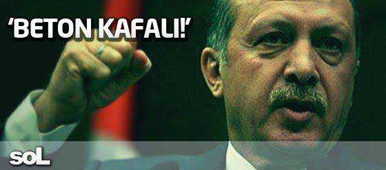 Almanya’nın çok satan gazetelerinden Bild’in internet sitesinde yer alan bir haberde Başbakan Erdoğan için “Beton kafalı” ifadesi yer aldı. - erdogan beton kafa