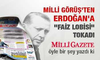 “AKP Faiz Lobisinin Öz Evladı”