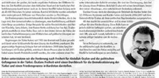 Alman gazetelerinde ‘Öcalan’a özgürlük’ ilanı