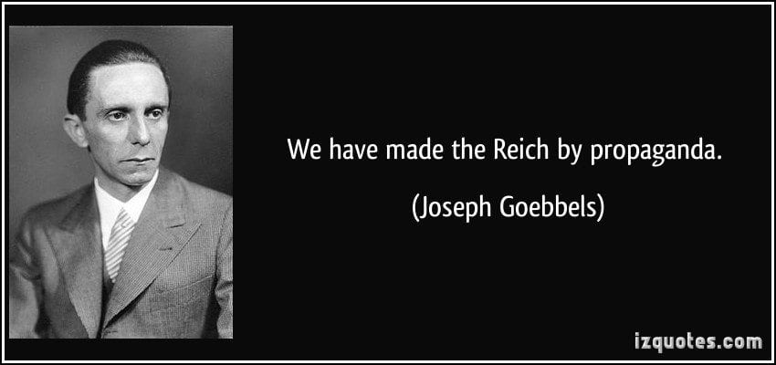Türkiye’de Goebbels tipi propaganda gazeteciliği başladı