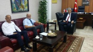 Kıbrıs'ta varoluş Hareketi Başbakan Ömer Kalyonuc'yu Ziyaret etti.