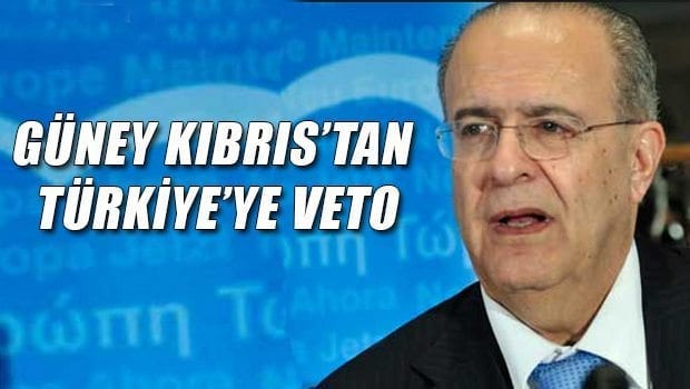 Güney Kıbrıs’tan Türkiye’ye veto
