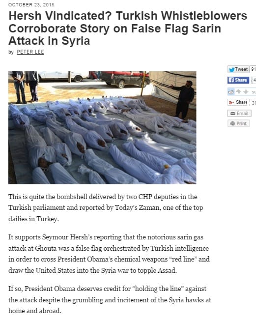 Suriye’deki Kimyasal Saldırıyı MİT Yaptı