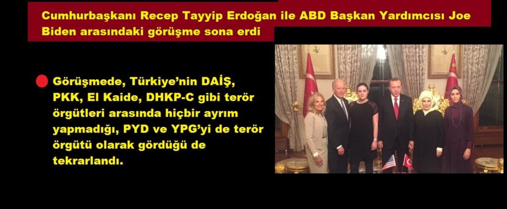 Cumhurbaşkanı Recep Tayyip Erdoğan ile ABD Başkan Yardımcısı Joe Biden arasındaki görüşme sona erdi - 442z566