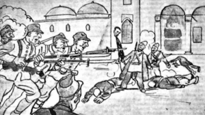 Tam adıyla Mustafa Fehmi Kubilay, 1930 yılında Menemen’de yedek subay sıfatıyla askerlik görevini yapmaktaydı. Şeyh Esat'ın Manisa'da Nakşibendi tarikatını yaymakla görevlendirdiği Laz İbrahim tarafından yönlendirilen, Manisa tarafından gelen çember sakallı, sarıklı ve cüppeli dördü silahlı 6 kişi, 23 Aralık 1930’da sabah namazını takiben camiden aldıkları Yeşil Sancağı yola dikerek silah zoruyla etraflarına adam toplamaya başladılar. Elebaşılar arasında, Giritli Derviş Mehmet, Şamdan Mehmet, Sütçü Mehmet Emin, Nalıncı Hasan, Küçük Hasan vardı. Derviş Mehmet camide namaz kılanlara kendini “Mehdi” olarak tanıttı ve dini korumaya geldiklerini söyledi. - menemen