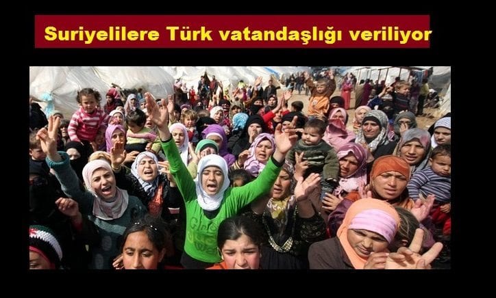Suriyelilere Türk vatandaşlığı veriliyor
