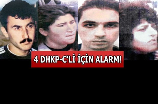DHKP-C DOSYASI : 4 DHKP-C’li terörist için alarm !!