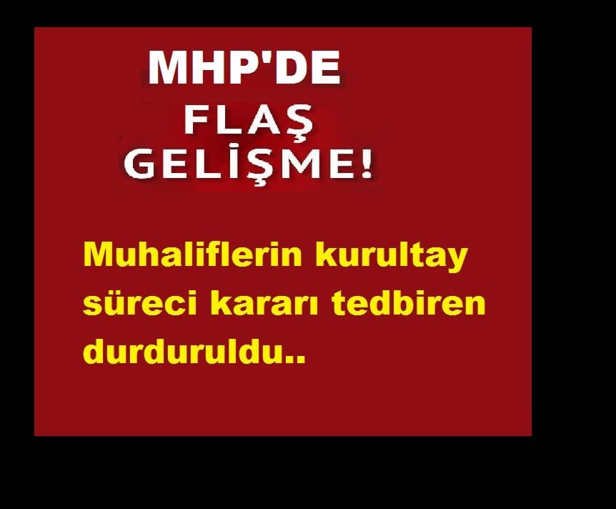MHP Genel Başkan Yardımcısı Oktay Öztürk, Gemerek ve Tosya'da açılan davalarda Ankara 12. Sulh Hukuk Mahkemesi'nin atadığı kayyum heyetinin kararlarına ihtiyati - 77544
