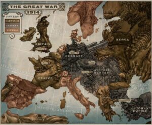 Tarih Doktoru Prof. - I world war map