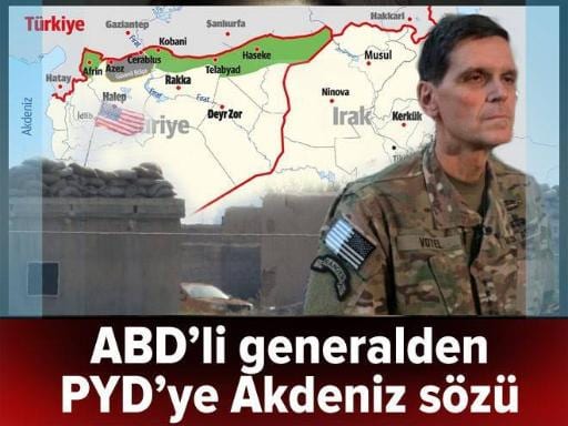 PYD kontrolündeki Ayn el-Arab’ı (Kobani) 21 Mayıs 2016’da ziyaret eden ABD’li general Joseph Votel, Suriye PKK’sına Akdeniz’e açılma sözü verdi. Kandil’den temsilcilerin de katıldığı toplantıda Votel, "Öncelikle Kobani-Afrin bağlantısı kurulacak. Sonraki 8 ayda ise Afrin-Akdeniz hattı size açılacak" dedi - ARI