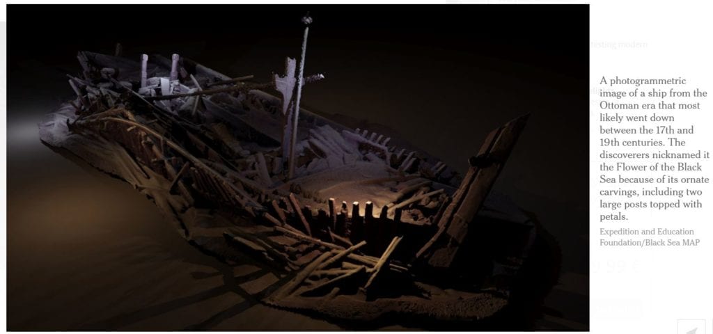 Bulunan Osmanlı gemisi 17.-19. yüzyıl arası bir tarihe ait