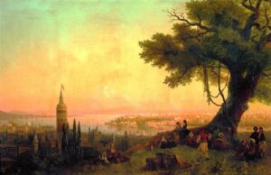 - view of constantinople by evening light 1846.jpgLarge