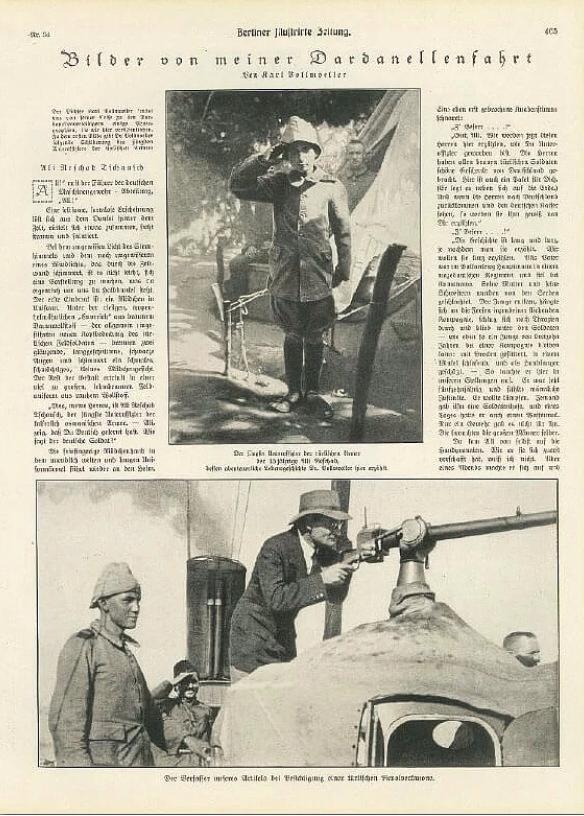 Genç Türk savaşçının 1915’de Almanya’da yayınlanan öyküsü
