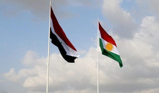 Peşmergebaşı Barzani ile, Irak’ın işgalinden sonra Irak Cumhurbaşkanlığına getirilen eski Başkan Talabani şimdi kafa kafaya verdiler ve yıllardır bekledikleri Bağımsız Kürt Devleti’nin temellerini atmaya hazırlanıyorlar. - ikby kerkuk bayrak