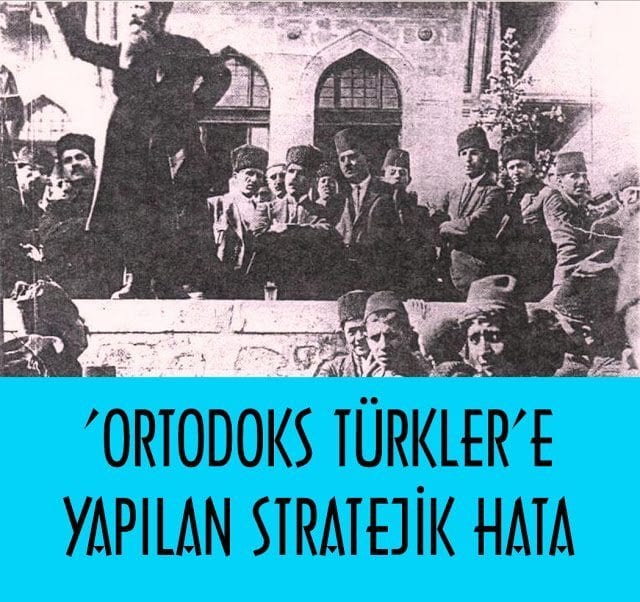 Türk Ortodoks Patriği Zeki Erenerol (Patrik Eftim I), 1920'de meclis açılışında meclis duvarında konuşma yaparken. - image001 21