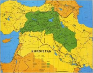 Türkiye'nin neredeyse yarısını kapsayan "Büyük Kürdistan" haritasını yıllardır makamına asan Barzani 25.Eylül'de çakma bir referandum ile "BÜYÜK KÜRDİSTAN"ın ilk adımını atıyor. - IMG 0825