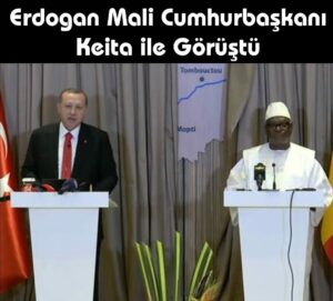 Cumhurbaşkanı Erdoğan, Mali Cumhurbaşkanı Keita ile  ortak basın toplantısında, “Terörün dini, dili, etnik aidiyeti, kimliği yoktur. Her kim eli kanlı çeteleri belli bir din ya da etnik kimlikle özdeş hâle getiriyorsa o teröristin ekmeğine yağ sürüyor demektir” dedi. - 61c17216 e4ea 4ca4 bf4a 9bf20992936d