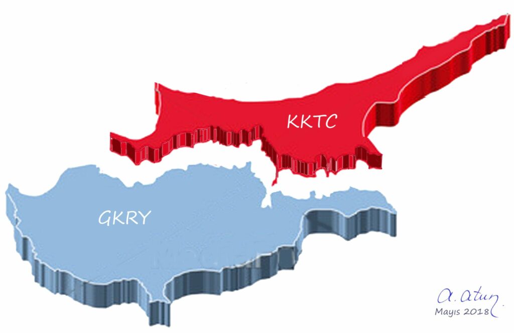 Nisan ayında KKTC’de Cumhurbaşkanlığı seçimi yapılacaktır. - Kıbrıs haritası 3F