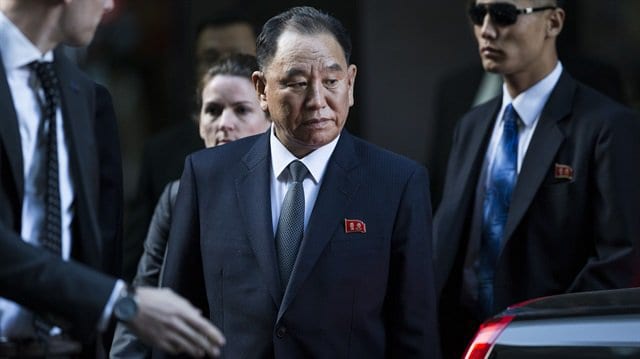 Kuzey Koreli üst düzey diplomat Kim Yong-çol, ABD Dışişleri Bakanı Mike Pompeo ile New York kentinde bir araya geldi. - kim yong col