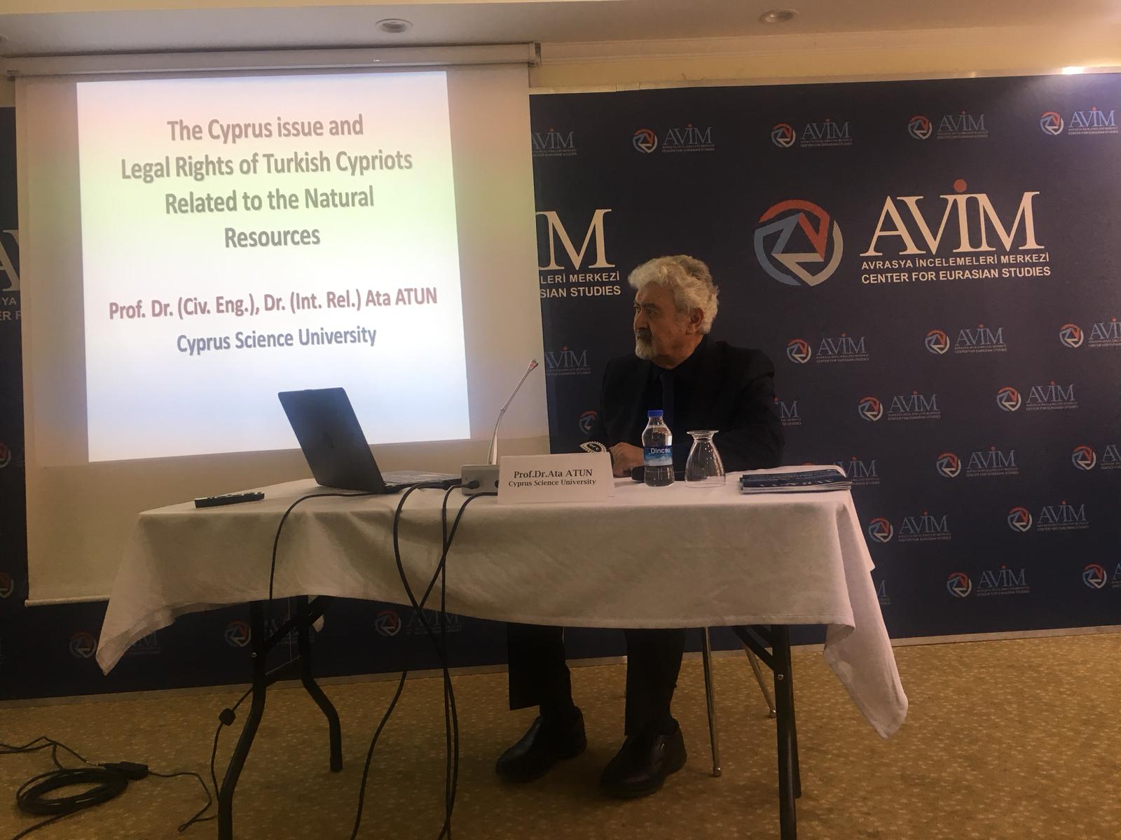 Yabancı Büyükelçiliklere Kıbrıs dersi … Prof. Dr. Ata ATUN