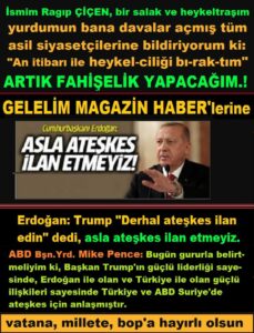 Cumhurbaşkanı Recep Tayyip Erdoğan, ABD Başkan Yardımcısı Mike Pence arasındaki görüşmenin ardından ABD Başkanı Trump’ın Twiiter’dan verdiği mesajı yanıtladı. Trump’ın “Türkiye’den harika haberler var. Teşekkürler Cumhurbaşkanı Erdoğan. Milyonlarca hayat kurtulacak” şeklindeki açıklamasını yanıtlayan Erdoğan, mesajında şu ifadelere verdi: - 72701325 404977753514803 7100372395386470400 o