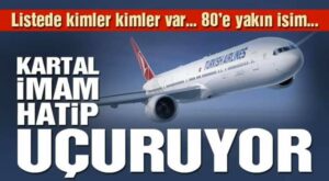 Bir yıl içinde Bilal Erdoğan’ın mezun olduğu Kartal İmam Hatip Lisesi’nden kişiler ve Erdoğan’ın İstanbul’dan danışmanı Mehmet İlker Aycı THY Yönetim Kurulu Başkanı olduğu ve %22 değer kaybeden THY yönetimindeki 80'e yakın ismin Kartal İmam Hatip Lisesi mezunu olduğu ve okuyup üfleyip THY uçaklarını uçurduğu ortaya çıktı😉 - FB IMG 1573045193247