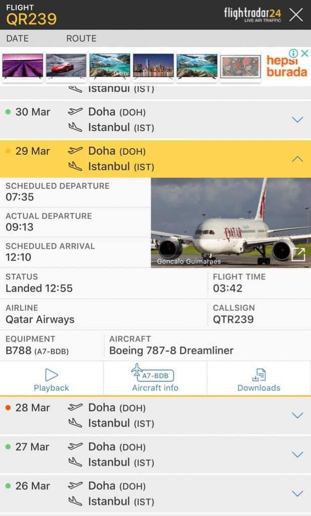 Yurtdışı uçuş yasağına rağmen Qatar Airways’in İstanbul-Doha uçuşları hala devam ediyor‼️ - FB IMG 1585573057382