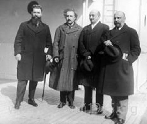 Theodore Herzl, Einstein ve Weizmann