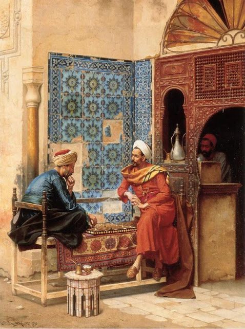 Çok ilginç bir öykü, hem Osman Hamdi beyi ve hem de tabloyu anlatıyor. - kahve ocagi osman hamdi bey