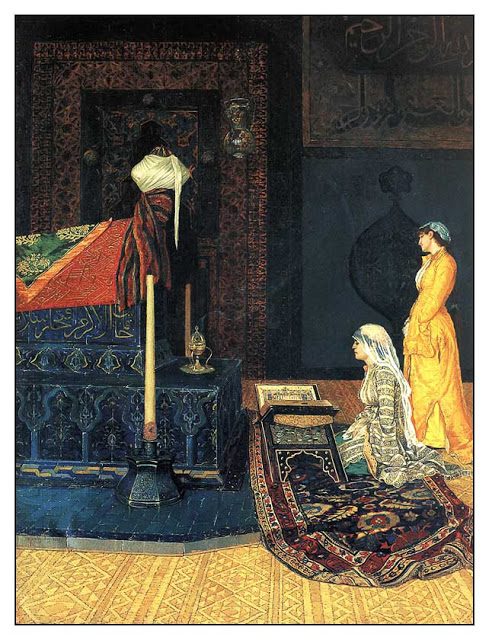 Çok ilginç bir öykü, hem Osman Hamdi beyi ve hem de tabloyu anlatıyor. - turbe ziyaretinde iki genc kiz osman hamdi bey