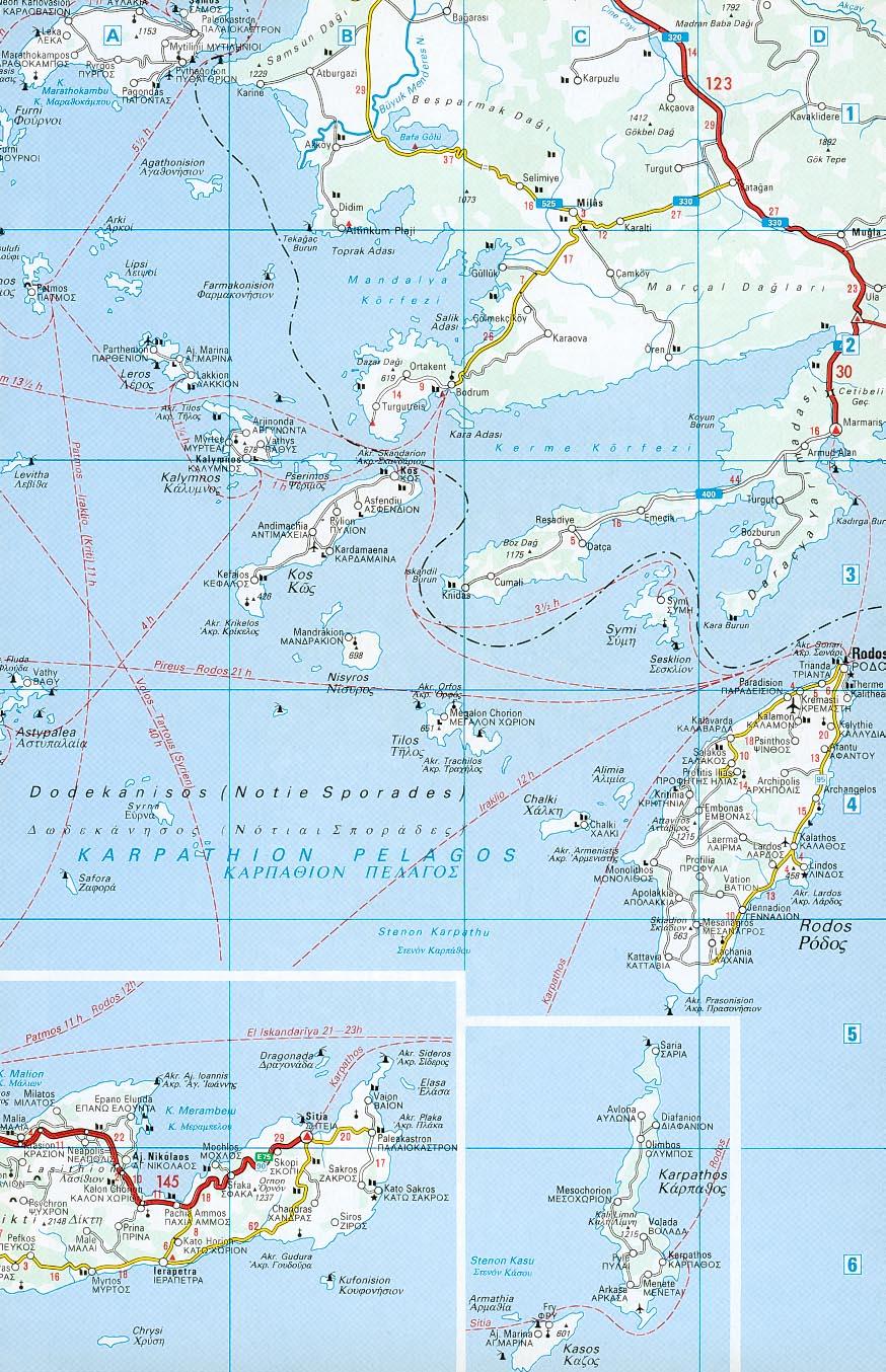 Ege'de yer alan ve hangi ülkeye ait olduğu problemli adalar konusunda Yunan'lıların paylaştığı bazı haritalar var. Bu haritaların gerçekliğini veya alternatif haritaları paylaşmanız dileği ile. - 12 ada dodacenese