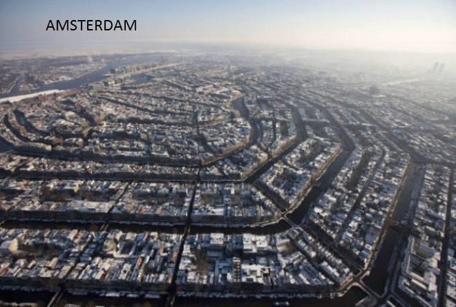 Dünyadan bazı şehirler ve havadan görüntüleri - amsterdam