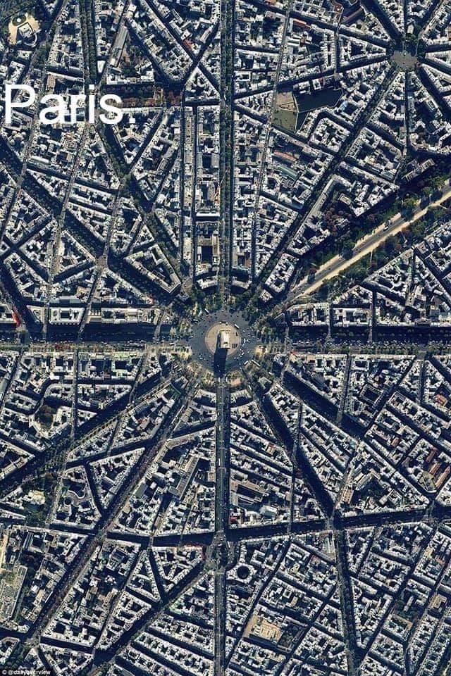 Dünyadan bazı şehirler ve havadan görüntüleri - paris