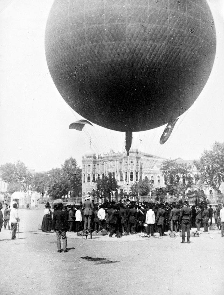 KEMALİST KALKINMA - 1 - - Taksim Topcu Kislasi balon osmanli ordusu 1909
