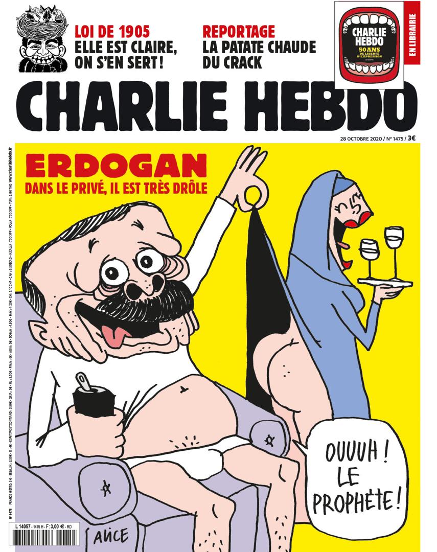 Fransız medyasında Erdoğan aleyhine bazı karikatürler yer almaya devam ediyor. - charlie hebdo erdogan