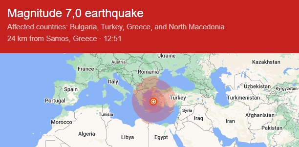 7.0 şiddetinde deprem