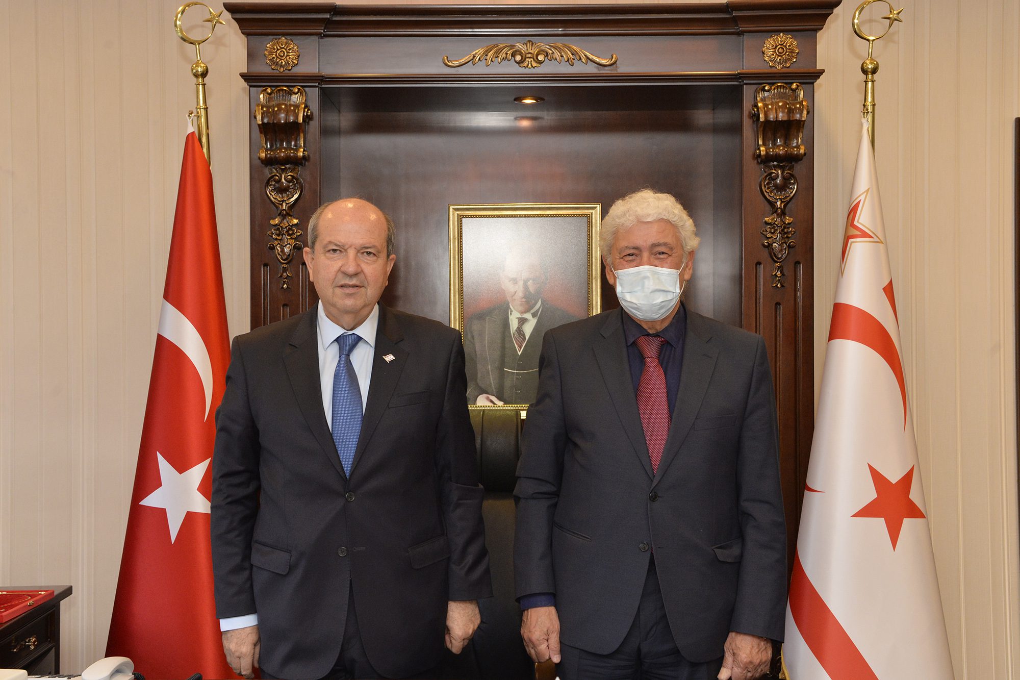 KKTC Cumhurbaşkanı Sayın Ersin Tatar, KİÜ Dekanı ’u kabul etti.