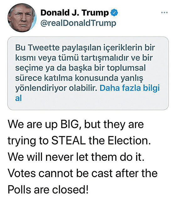 Mehmet Boz - trump tweet kaldirilan