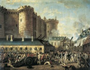 - Storming of the Bastille July 14 1789