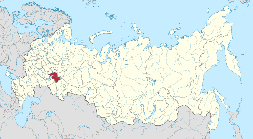 TATARİSTAN CUMHURİYETİBütün Tatar İçtimai Merkezinden destek çağrısı - 1280px Map of Russia Tatarstan tataristan
