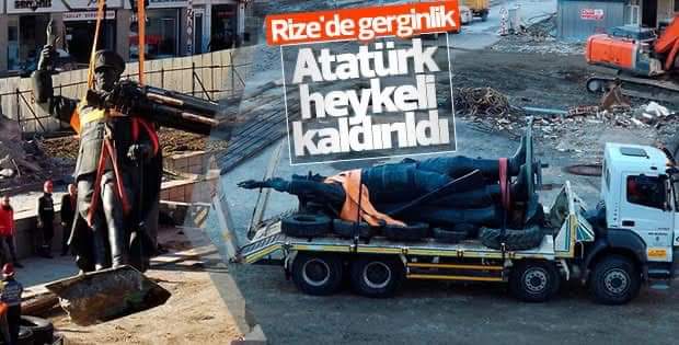 Şimdi sıraya Atatürk’ü aldılar. Planlı bir şekilde Türkiye de Atatürk heykellerini kaldıracaklar‼️Tıpkı andımızı kaldırdıkları gibi🤬 - FB IMG 1616926674639