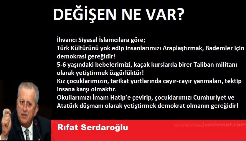Rıfat Serdaroğlu: DEĞİŞEN NE VAR? - Rifat Serdaroglu 13