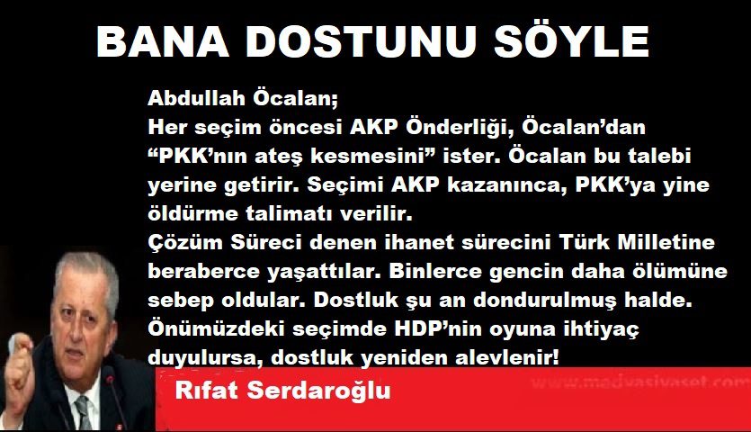 Rıfat Serdaroğlu: BANA DOSTUNU SÖYLE - Rifat Serdaroglu 5