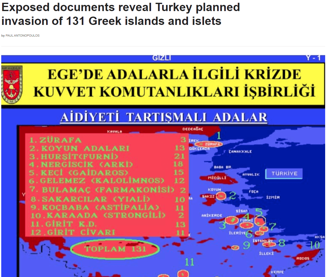 Türkiye’nin 131 Ege adasını alma planı