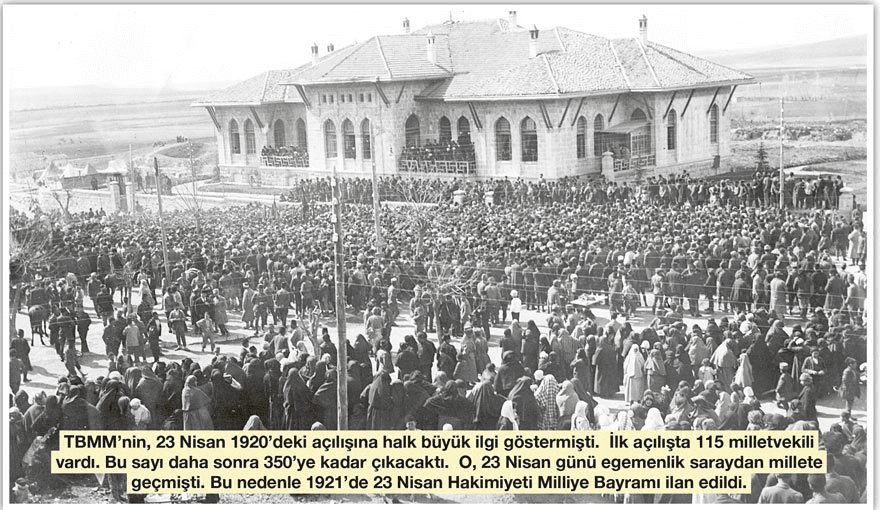 Tarih 23 Nisan 1920. TBMM açılışı.