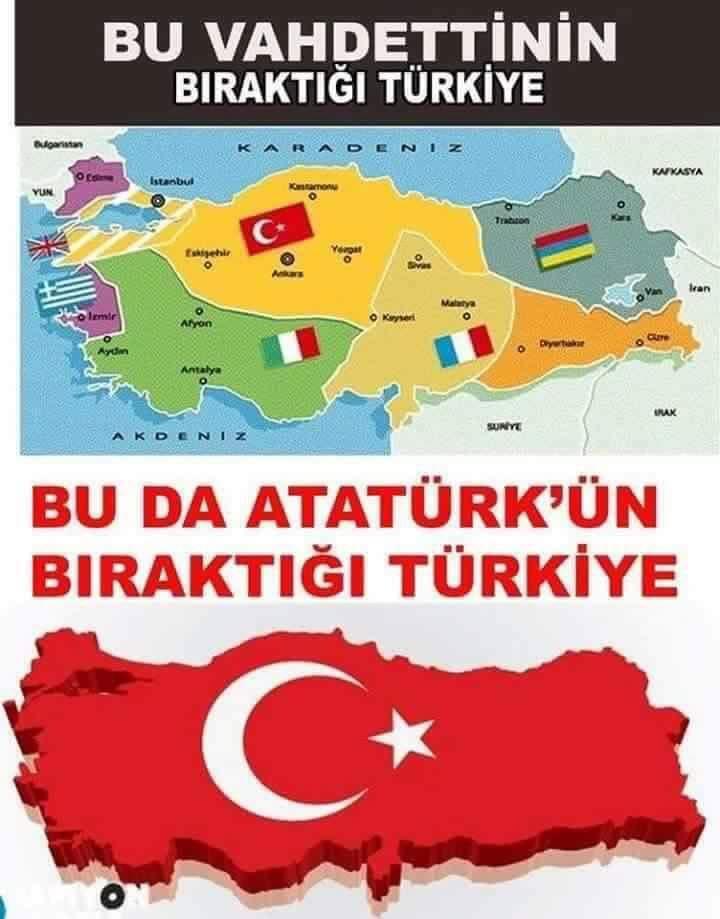 Türklerin Tarihinden 1-2 dakkika.! - turkiye vahdettin ataturk